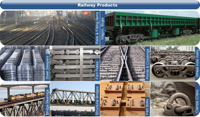 Railway Products Manufacturer in Nairobi, Kenya, Africa, Points and Crossings, Fish Plates, Fabricated Sleepers, Railway Wagons and Assemlies, Casnub Bogie